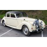 1953 Riley RMF registration NOX 77,with 2.5 litre 4 cylinder engine, fully rebuilt by the late owner