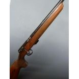 BSA Sportsman Five .22LR bolt-action rifle with semi-pistol grip, raised cheek piece and 22.5 inch