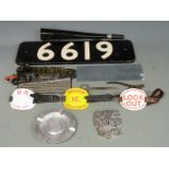 6619 GWR steam locomotive reproduction aluminium number plate, length 51cm, limited edition King