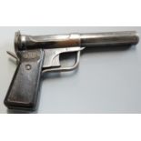 Accles & Shelvoke Ltd Acvoke .177 air pistol with named and reeded grips, NVSN.
