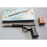 Umarex T J Harrington .177 'The Gat' export model air pistol, NVSN, in original box together with a