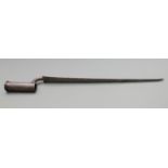 British Brown Bess socket bayonet with 4" (10cm) socket and 40cm blade