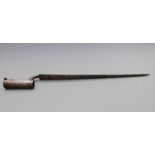 British Brown Bess socket bayonet with 4" (10cm) socket and 43cm blade