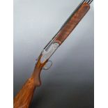 7307 Rizzini 28 bore over and under ejector shotgun with finely engraved lock, trigger guard, top