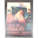 A set of five 1920's/30's style prints of ocean liners, each 71 x 51cm