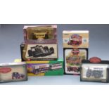 Seven Corgi diecast model vehicles and vehicle sets including The Showmans Range Leyland Dodgem