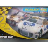 Scalextric GT Super Cup model motor racing set C1064, in original box.