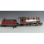 Bachmann G gauge SPC 4-6-0 American locomotive and tender '21'.