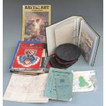 Military and other ephemera and collectables to include WWI trench map, GWR 1939 special