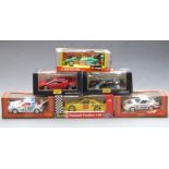 Six Maisto, Mira and Revell 1:24 scale diecast model vehicles including two Special Edition, all