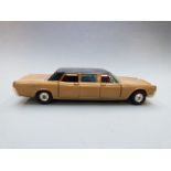 Corgi Toys diecast model Lincoln Continental Executive Limousine with metallic gold and black body