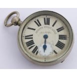 Lancashire & Yorkshire Railway A Y Talbot keyless winding open faced pocket watch with subsidiary