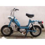 1977 Garelli 49cc moped registration PFB 727R, purchased by the vendor for his daughter who never