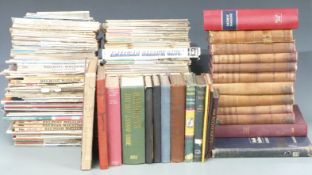 A large quantity of railway interest books and magazines to include bound volumes of The Railway