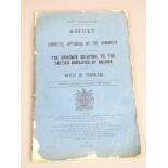 Royal Navy publication dated 1913 containing a report on the Battle of Trafalgar and the tactics