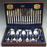 Viners Guild Silver Collection Dubarry Classic 58 piece, eight place setting canteen of cutlery in