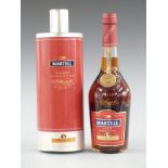 Martell V.S.O.P Medaillon Fine Cognac, 700ml, 40% vol, in original metal presentation tube.