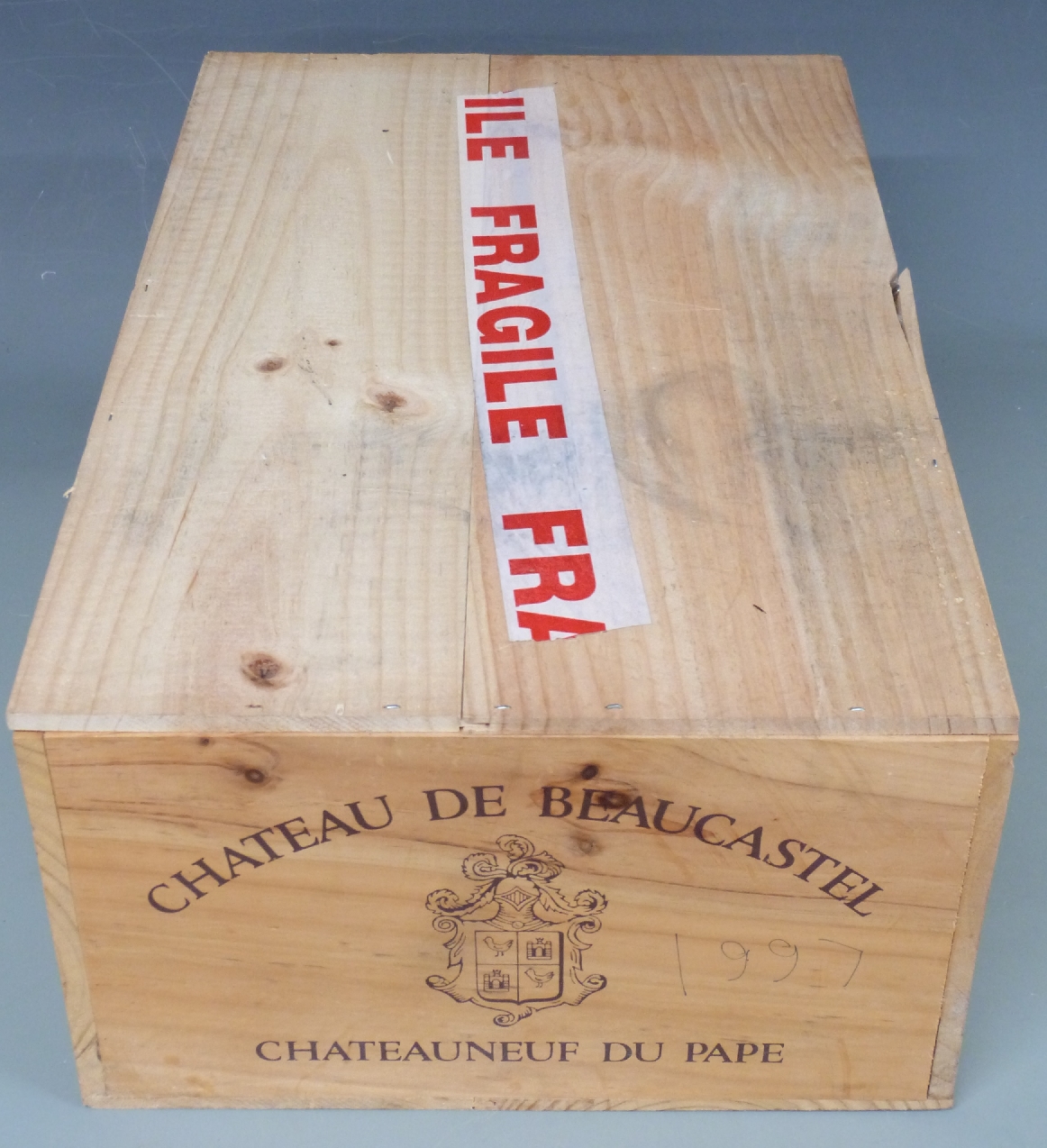 Case of twelve Chateauneuf de Pape Chateau de Beaucastel 1997 red wine, 750ml, 13.5% vol., sealed in - Image 2 of 2