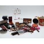 A collection of costume jewellery including Hollywood brooch, silver necklace & bracelet, Sekonda