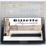 1960s Gillette Adjustable razor in original box