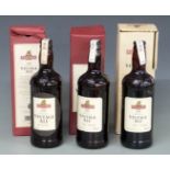 Three bottles of Fuller's Vintage Ale, one bottle of 1997 and two 1999, 550ml, 8.5% vol, in original