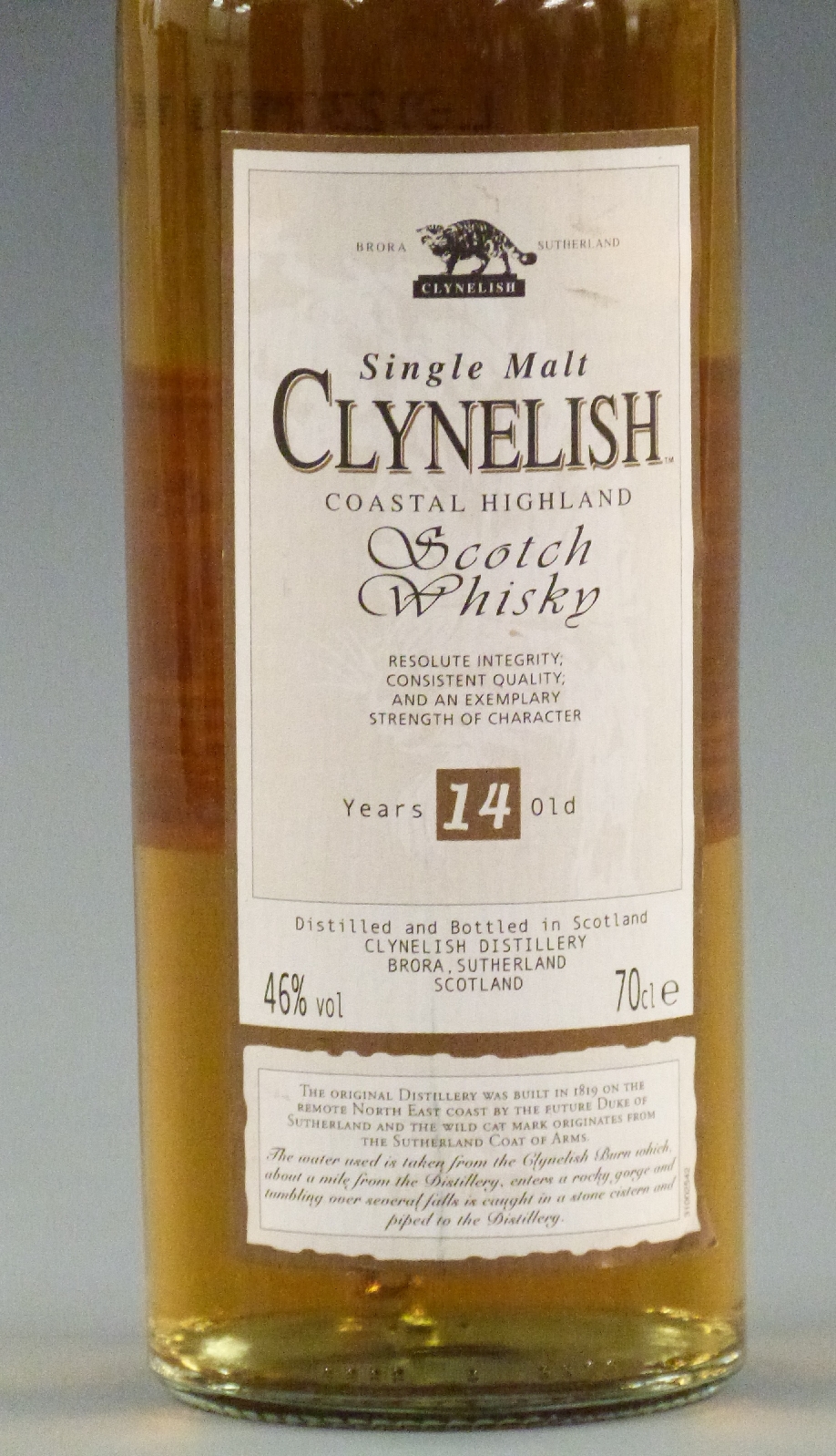 Clynelish Coastal Highland 14 year old Single Malt Scotch Whisky, 700ml, 46% vol. - Image 2 of 2