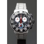 TAG Heuer Formula 1 gentleman’s chronograph wristwatch ref. CAC1110-0 with date aperture, luminous