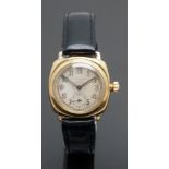 Rolex 9ct gold gentleman's wristwatch ref. 2949 with inset subsidiary seconds dial, blued skeleton