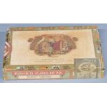 Twenty five Romeo Y Julieta hand rolled Cuban Petit Coronas cigars, sealed in original box.