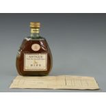 Antique Hine Vielle Fine Champagne Cognac, 700ml, 40% vol, with original receipt.