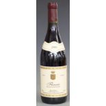 Six bottles of Montreynaud Fleurie Beaujolais Burgundy 2001 red wine, 750ml, 12.5% vol, in