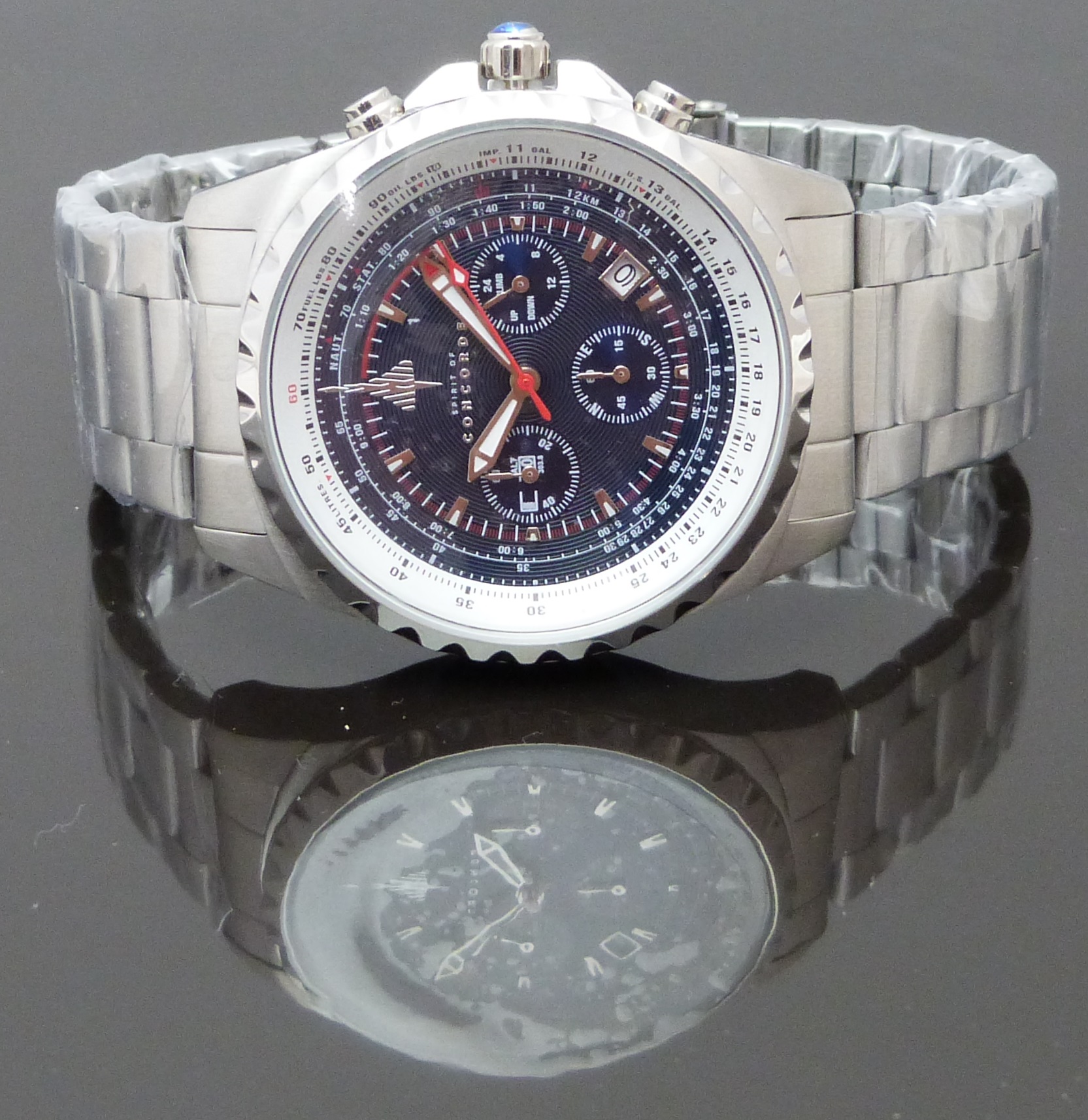 Spirit of Concorde gentleman's chronograph wristwatch with date ...