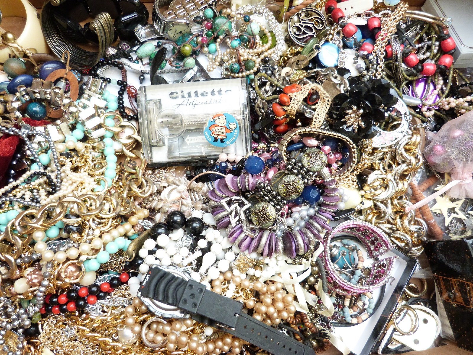 A collection of costume jewellery including Jewelcraft earrings, beads, bangles, Michaela Frey - Image 2 of 2