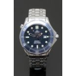 Omega Seamaster Professional 300m gentleman's diver's wristwatch ref. 196.1523 with date aperture,