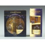 Two Courvoisier gift sets comprising Courvoisier VS cognac, 700ml, 40%, with Courvoisier VSOP