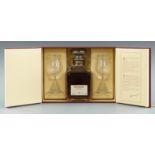 Hennessy Tome Red 'Library' edition cognac, in original bookcase style presentation box with two