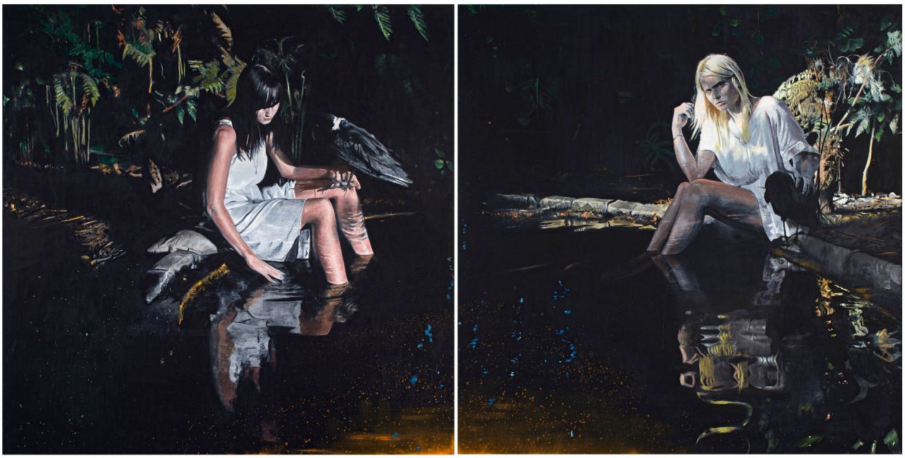 Matthew Hindley; Diamond Diamond, Shinin' Shinin', diptych