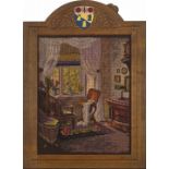 A Robert 'Mouseman' Thomson of Kilburn oak frame