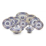 A Mintons transfer-printed part dinner service, mid 19th century