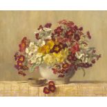 Freda Marston; Flowers in a Vase