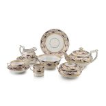 A Bloor Derby part tea and coffee set, 1800-1840