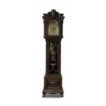 A mahogany tubular chiming longcase clock, Smith & Son Ltd, London, late 19th/early 20th century