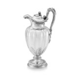 A William IV silver claret jug, The Barnards, London, 1833