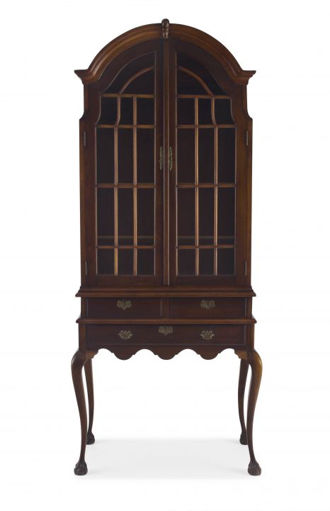 A South African stinkwood display cabinet, 20th century