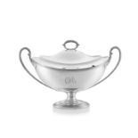 An Edward VII silver soup tureen and cover, James Dixon & Sons Ltd, Sheffield, 1905