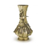 A Japanese bronze vase, Showa period 1926-1989