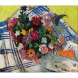 Freida Lock; Still Life with Flowers