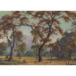 Erich Mayer; Landscape with Trees