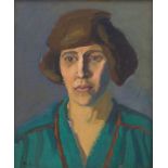 Maggie Laubser; Portrait of a Woman