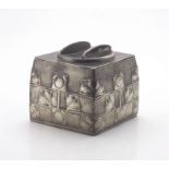 A Tudric pewter tea caddy, 1930s